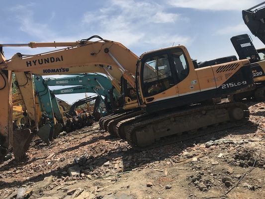 China Hyundai D6BV-C Engine 21T Hyundai R215LC-9 Used Excavator Machine supplier