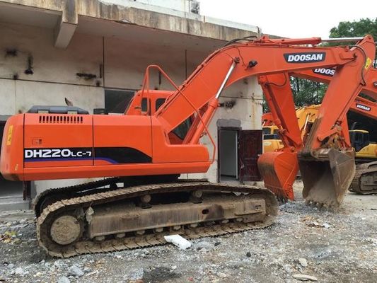 Boom Length 5700mm DOOSAN DH220 21400kg Used Excavator Machine supplier