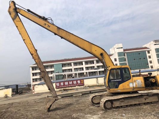 600mm Shoe Size 21M Long Boom Hyundai R210-5D Used Excavator Machine supplier