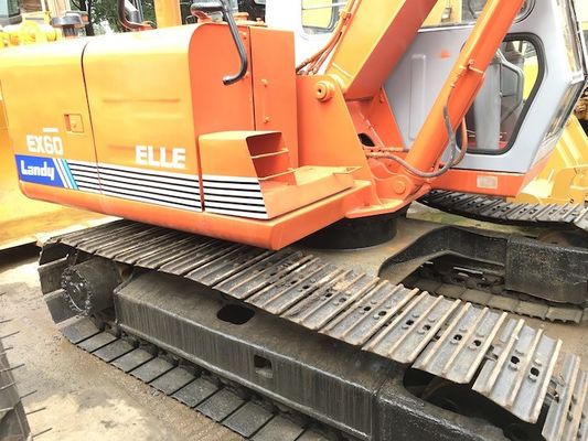 6000kg 0.3CBM Speed 5km/H EX60-1 Second Hand Hitachi Diggers supplier