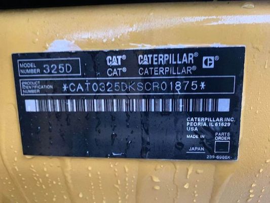 2011 Year 1.6m3 Bucket Caterpillar 325D Second Hand Diggers supplier