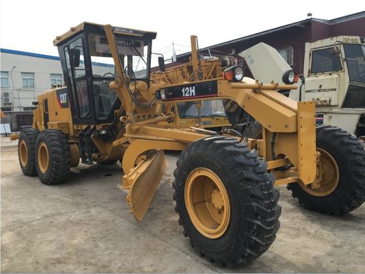 123KW 2000rpm Power Caterpillar 12H Used Road Grader supplier