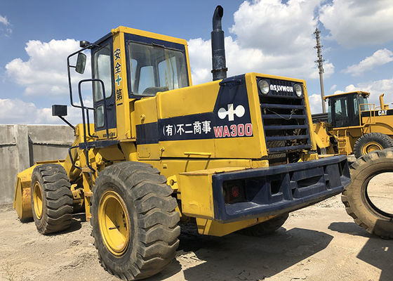 Displacement 5.9L Komatsu WA300 Front Used Wheel Loader supplier