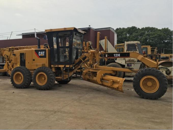 123KW 2000rpm Power Caterpillar 12H Used Road Grader 1