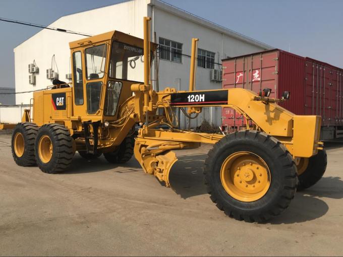 10.3L Displacement 21000kg Caterpillar 120H Used Motor Grader 0
