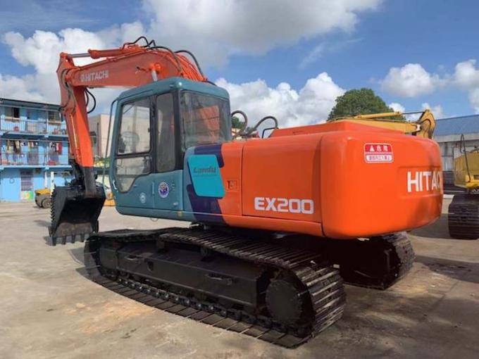 Working Hours 4074h 0.8cbm EX200-3 Used Hitachi Excavator 0