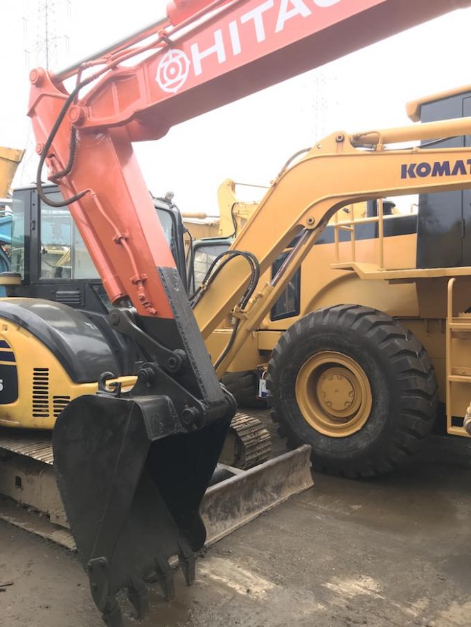6000kg 0.3CBM Speed 5km/H EX60-1 Second Hand Hitachi Diggers 2