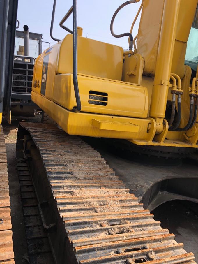 5.5km/H Speed 107KW PC220-7 Crawler Used Komatsu Excavator 0