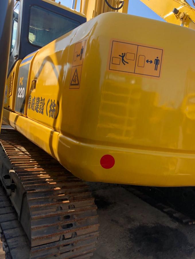 5.5km/H Speed 107KW PC220-7 Crawler Used Komatsu Excavator 2